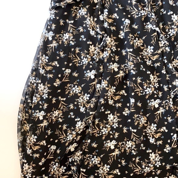 Anthropologie Bailey 44 Cecile Ruffled Floral Midi Dress - Picture 10 of 12